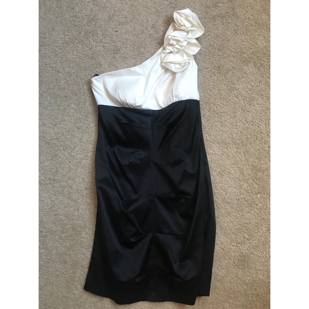 Black and white dress